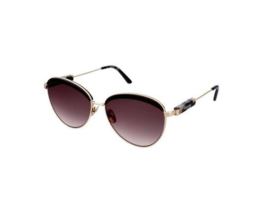 Óculos de Grau Calvin Klein Marrom/Dourado CK19101S 201 57