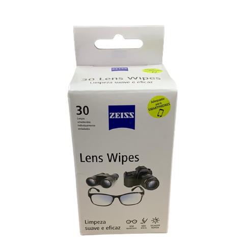 Lens Wipes Zeiss Com 30 Lenços