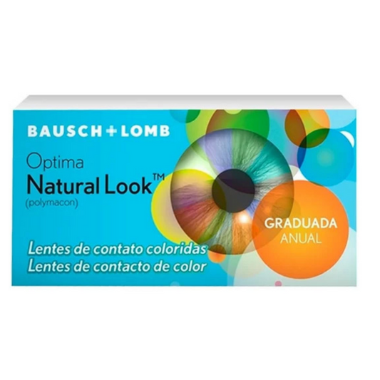 Lentes de Contato Colorida Natural Look - COM GRAU