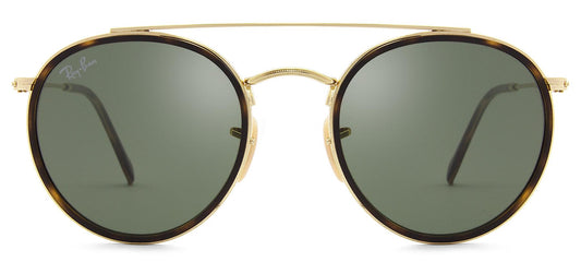 Ray-Ban Round Double Bridge - Dourado - RB3647NL - 001/51 51