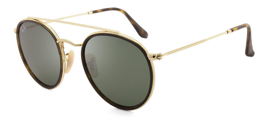 Ray-Ban Round Double Bridge - Dourado - RB3647NL - 001/51 51