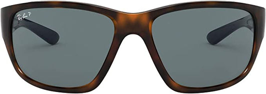 Ray-Ban Tartaruga-Azul Clássico Polarizado RB4300 6433S2 63 *2P